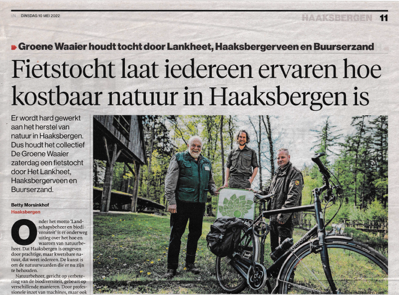 Lees meer over het artikel Fietstocht Landchapsbeheer en Biodiversiteit 2022